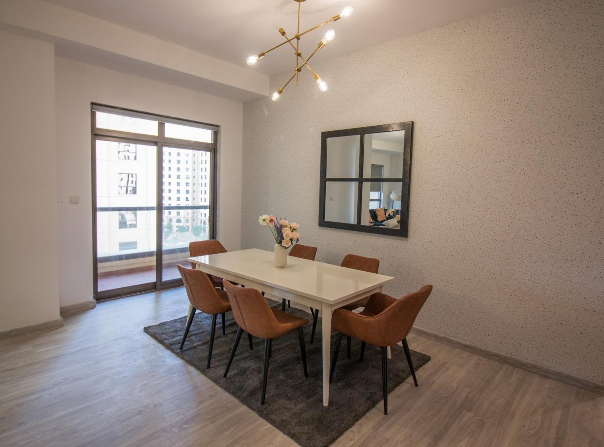 Premium 3BR! Partial Sea-View Apartment Dubai Bagian luar foto