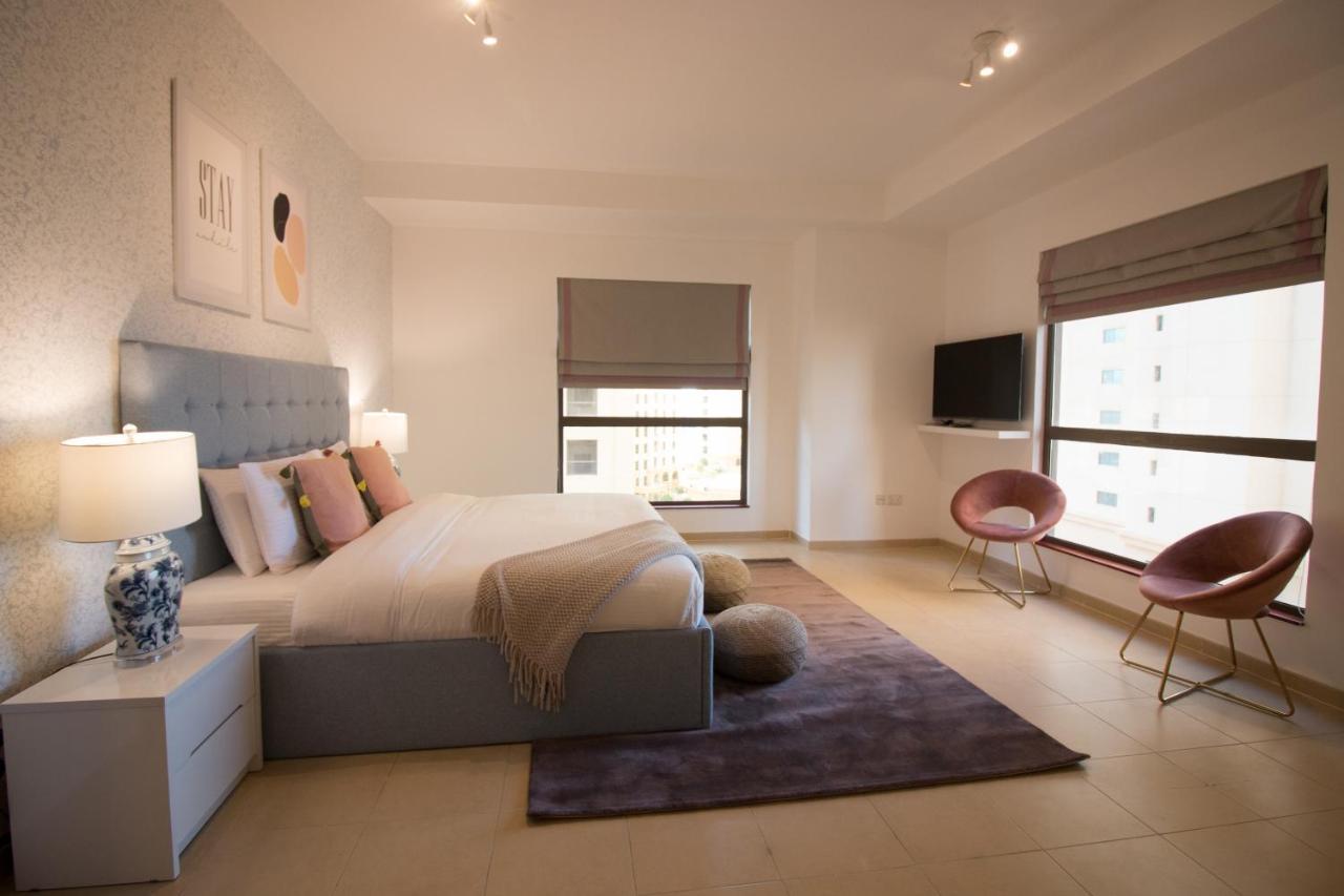 Premium 3BR! Partial Sea-View Apartment Dubai Bagian luar foto