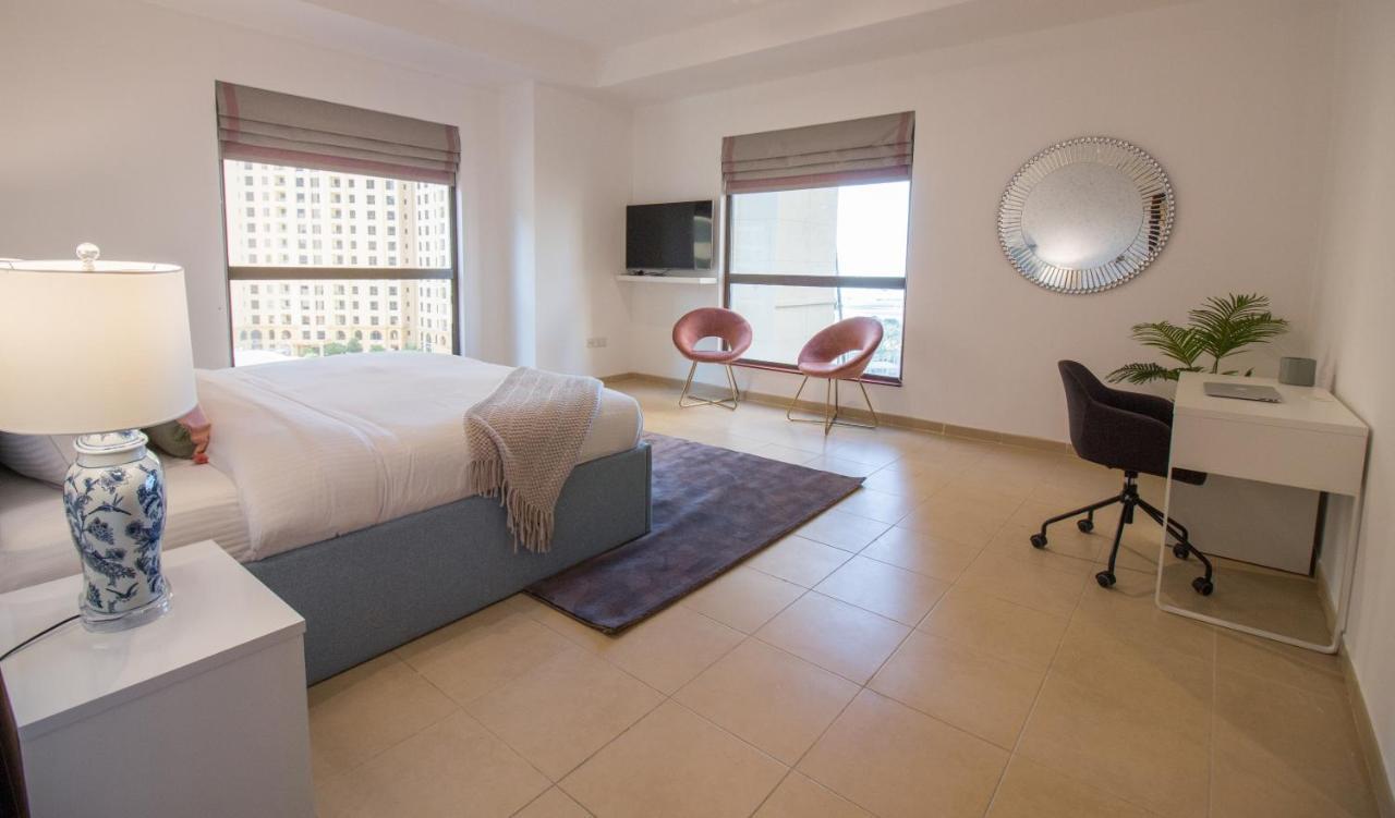 Premium 3BR! Partial Sea-View Apartment Dubai Bagian luar foto