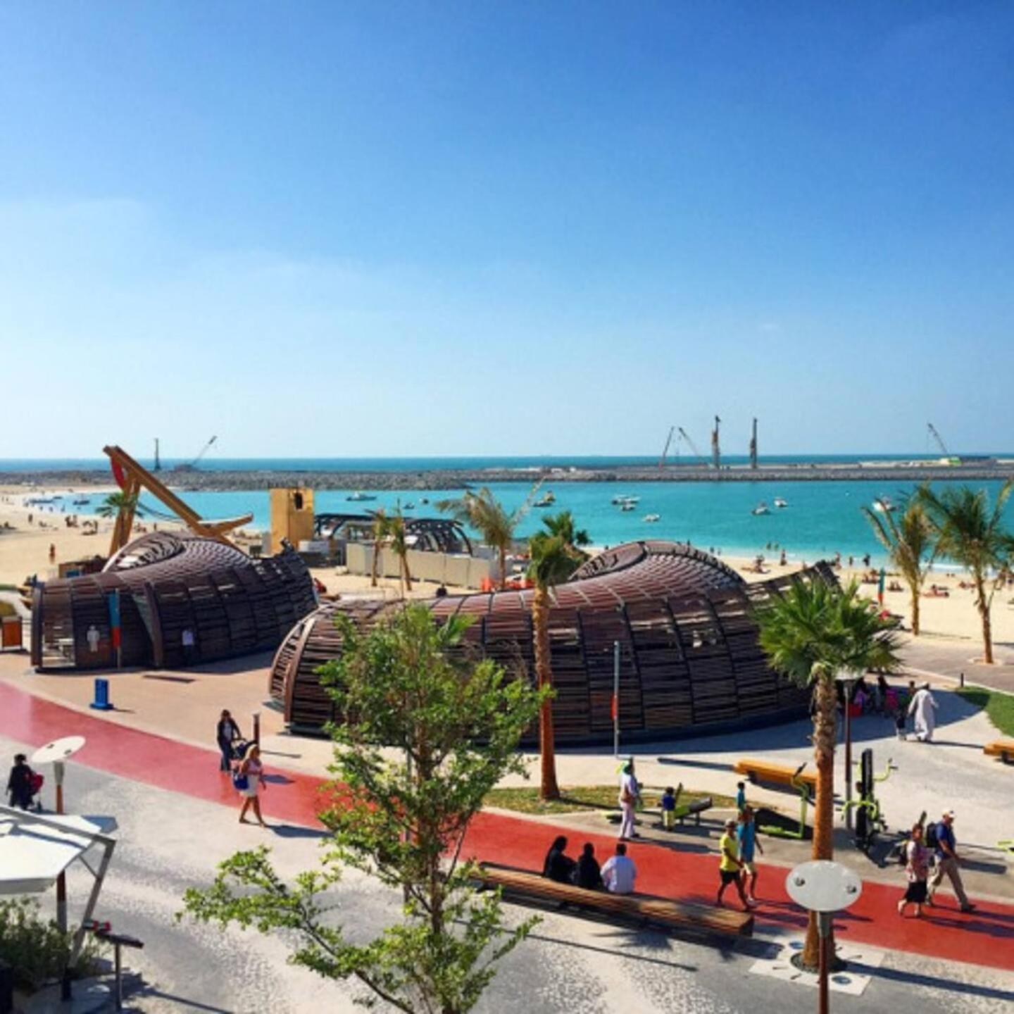 Premium 3BR! Partial Sea-View Apartment Dubai Bagian luar foto